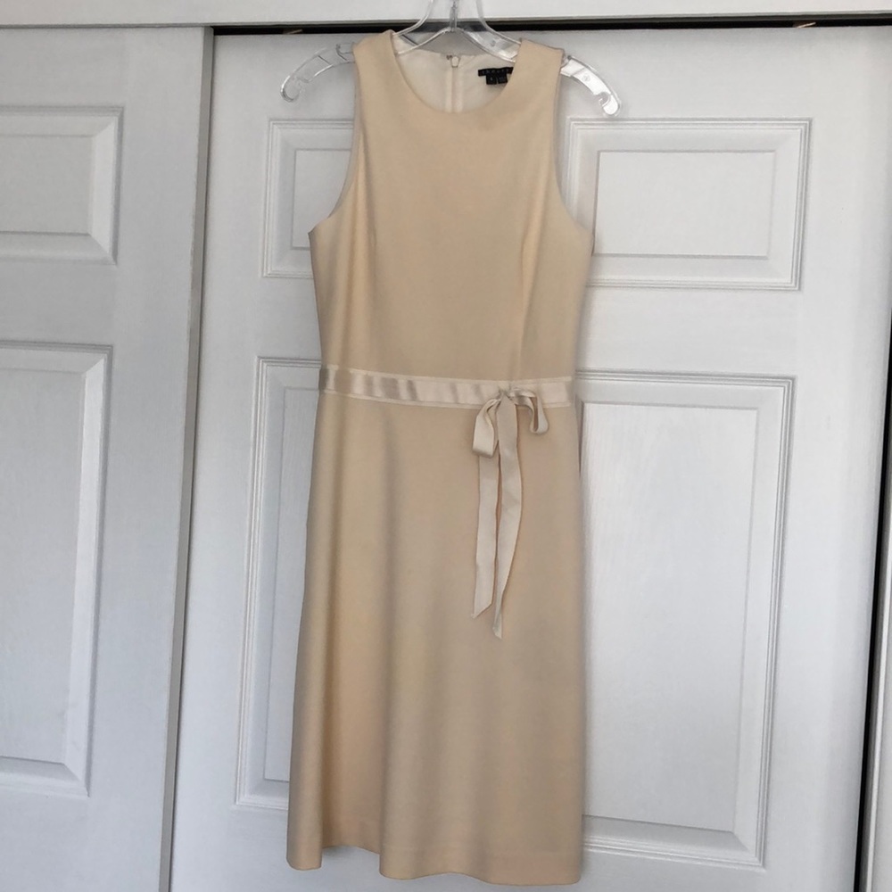 THEORY | Franny B sleeveless dress cream SIZE 4